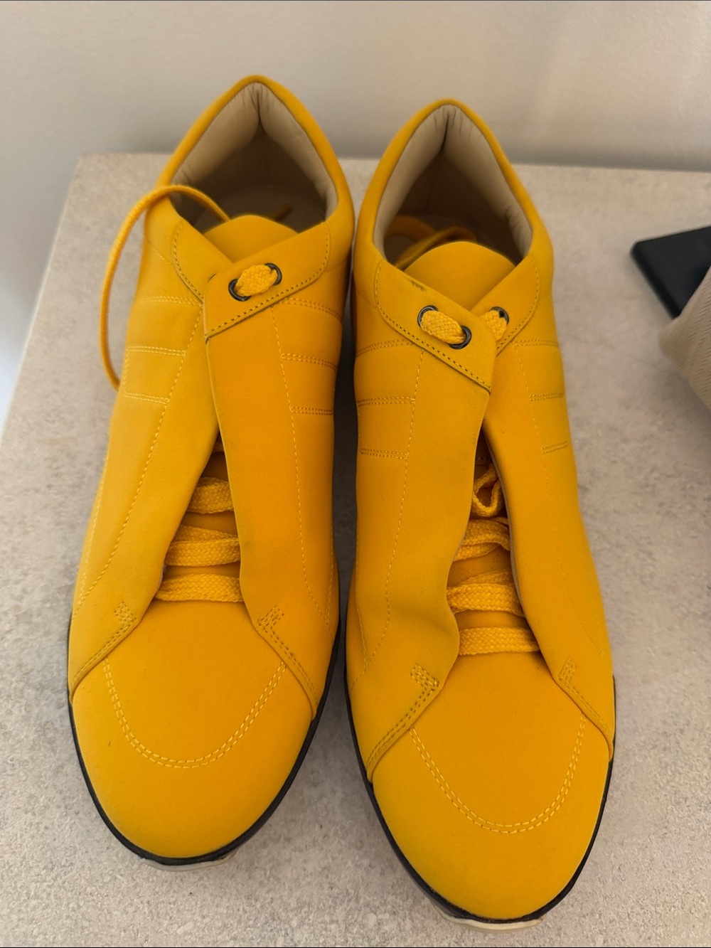 Hermes Yellow Women’s Casual Sneakers - Modern Slip-On Style